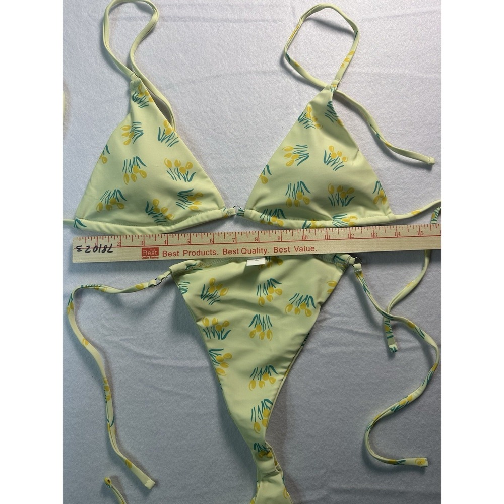 Women's Yellow Flower Bikini